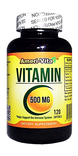 Vitamina C 500mg cápsulas blandas Ameri-Vita caja