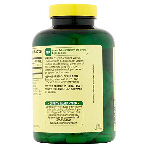 Botella de Vitamina C 500 mg con Rosa Mosqueta Spring Valley