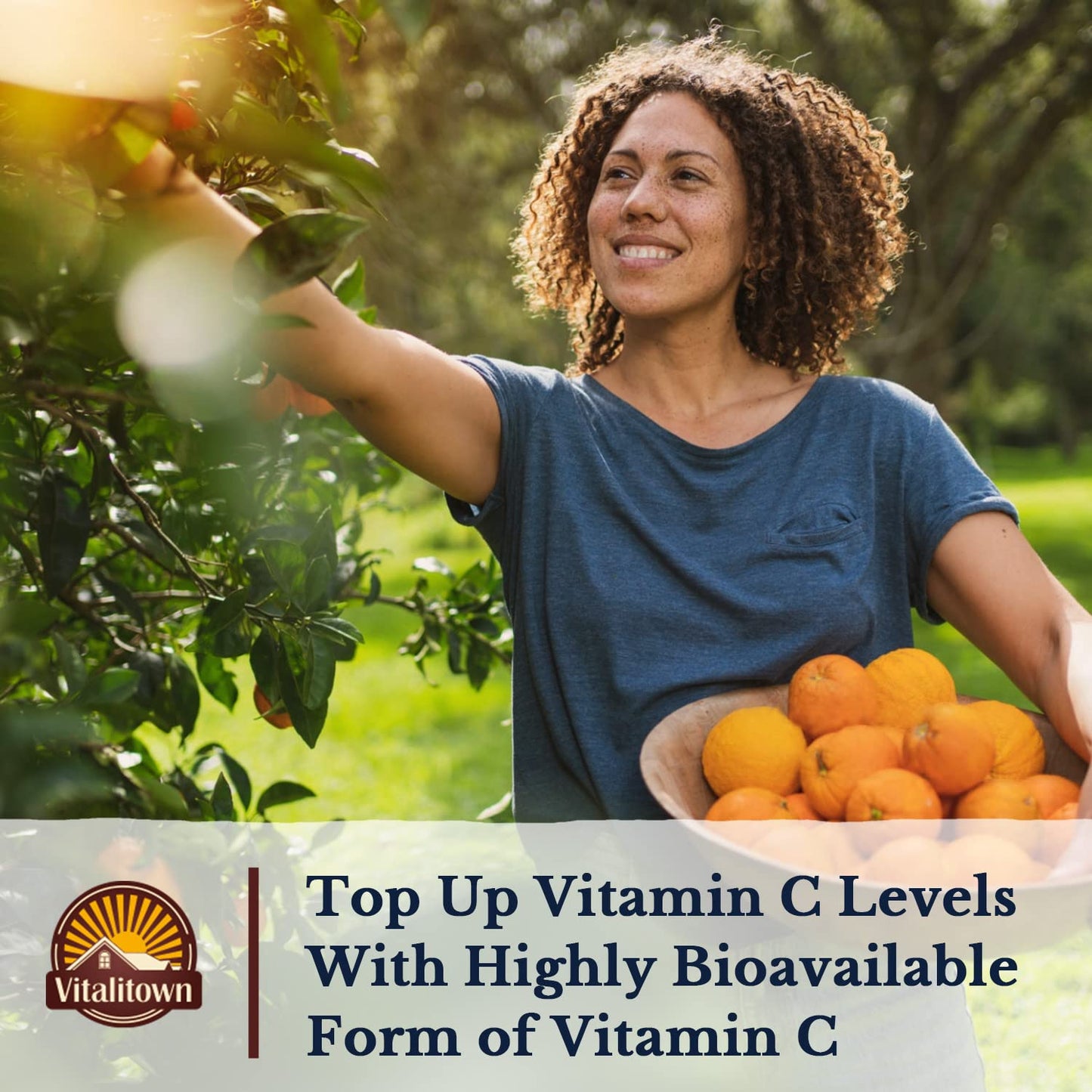 Vitamina C antioxidante 1000mg Vitalitown