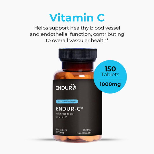 Vitamina C ENDUR-C con rosa mosqueta absorción óptima