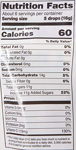 Vitamina C gotas orgánicas YumEarth