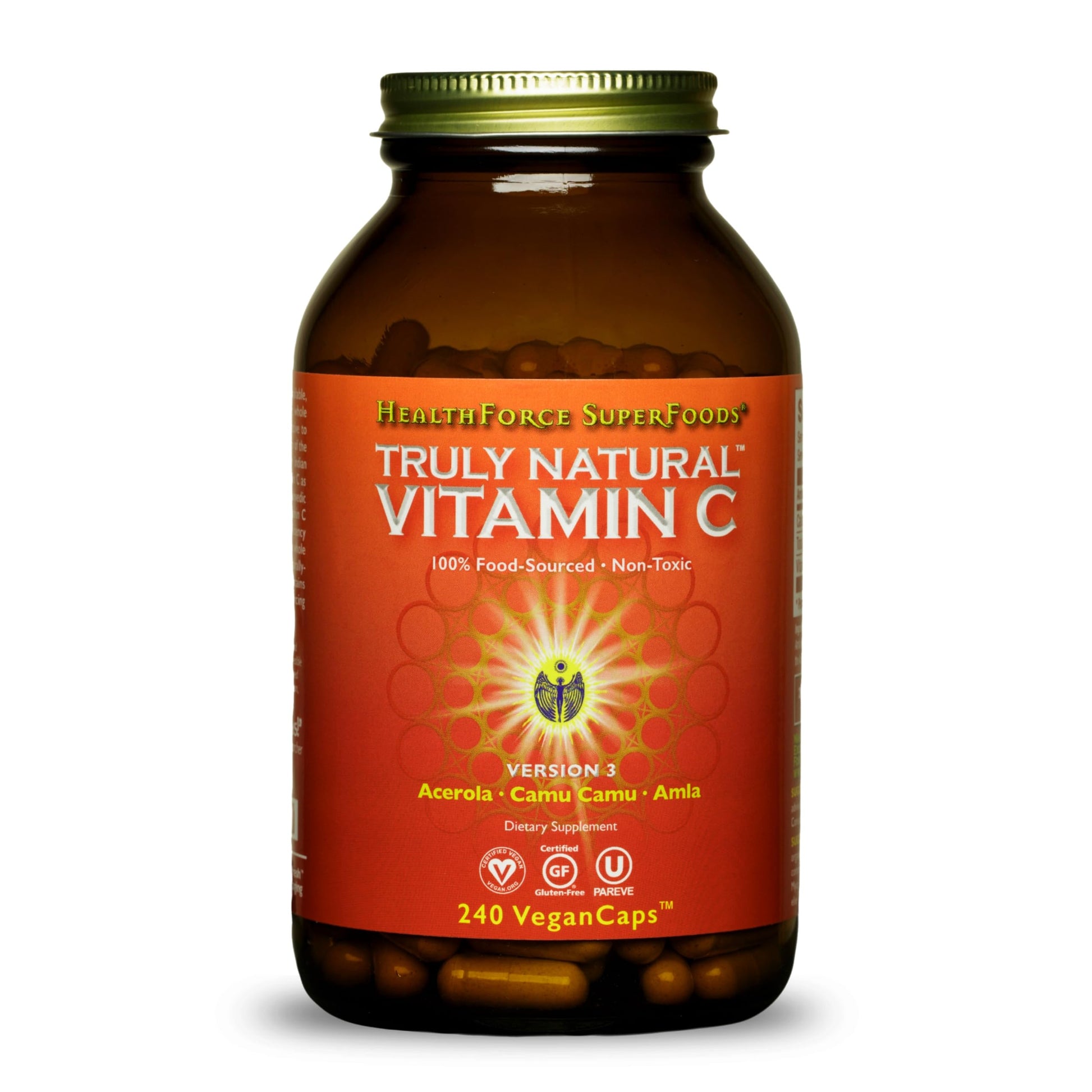 Vitamina C HealthForce con camu camu para inmunidad