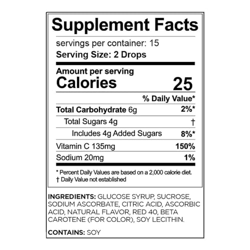 Vitamina C Immune Support Drops