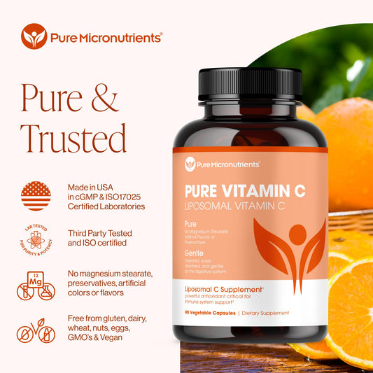 Vitamina c liposomal cápsulas para recuperación y bienestar