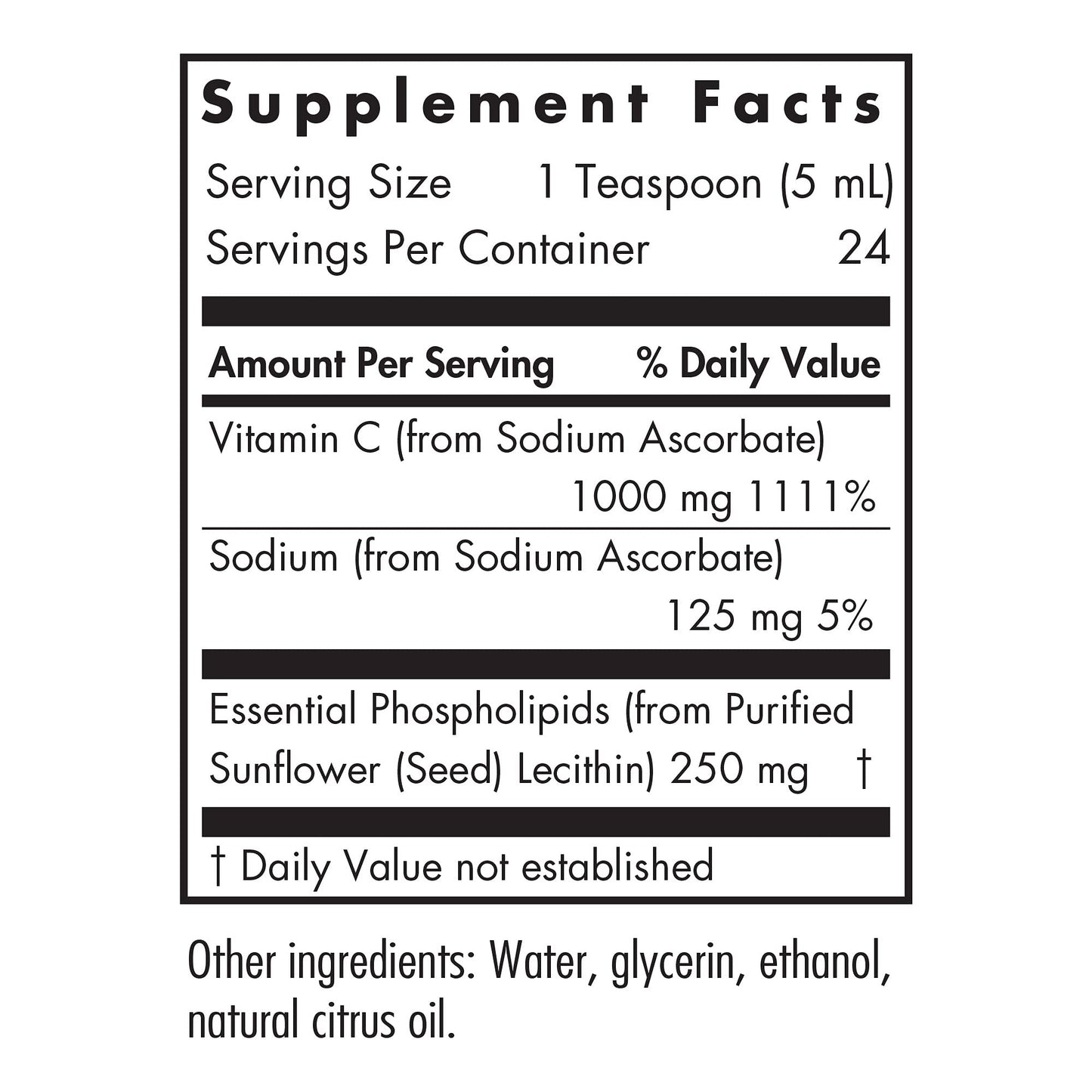 Vitamina C Liposomal para síntesis de colágeno