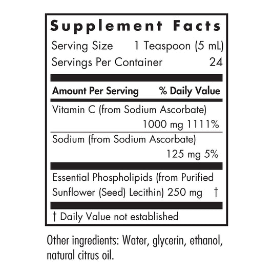 Vitamina C Liposomal para síntesis de colágeno