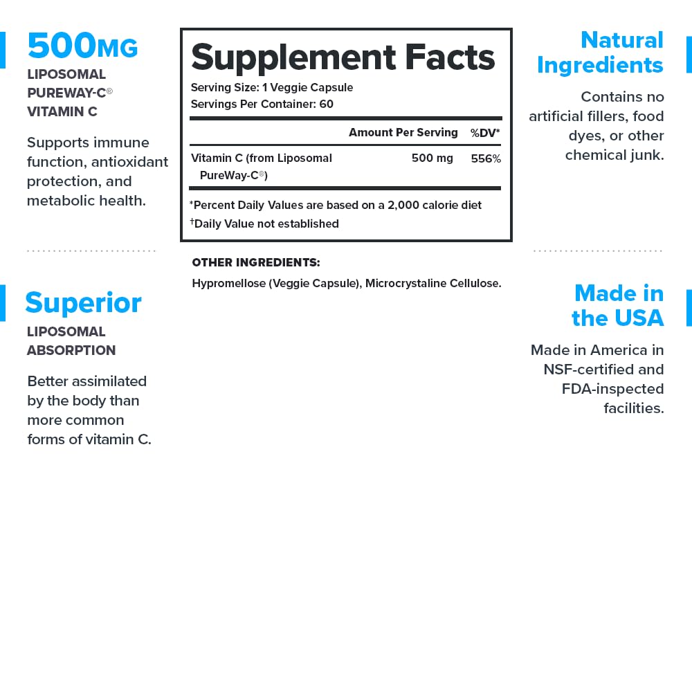 Vitamina C liposomal LEGION para soporte inmunológico