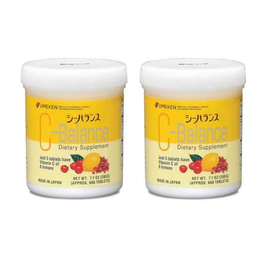 Paquete de vitamina C masticable Umeken C-Balance 200g pack 2