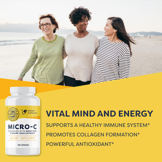 Vitamina c potente y suave para estómago vimergy micro-c