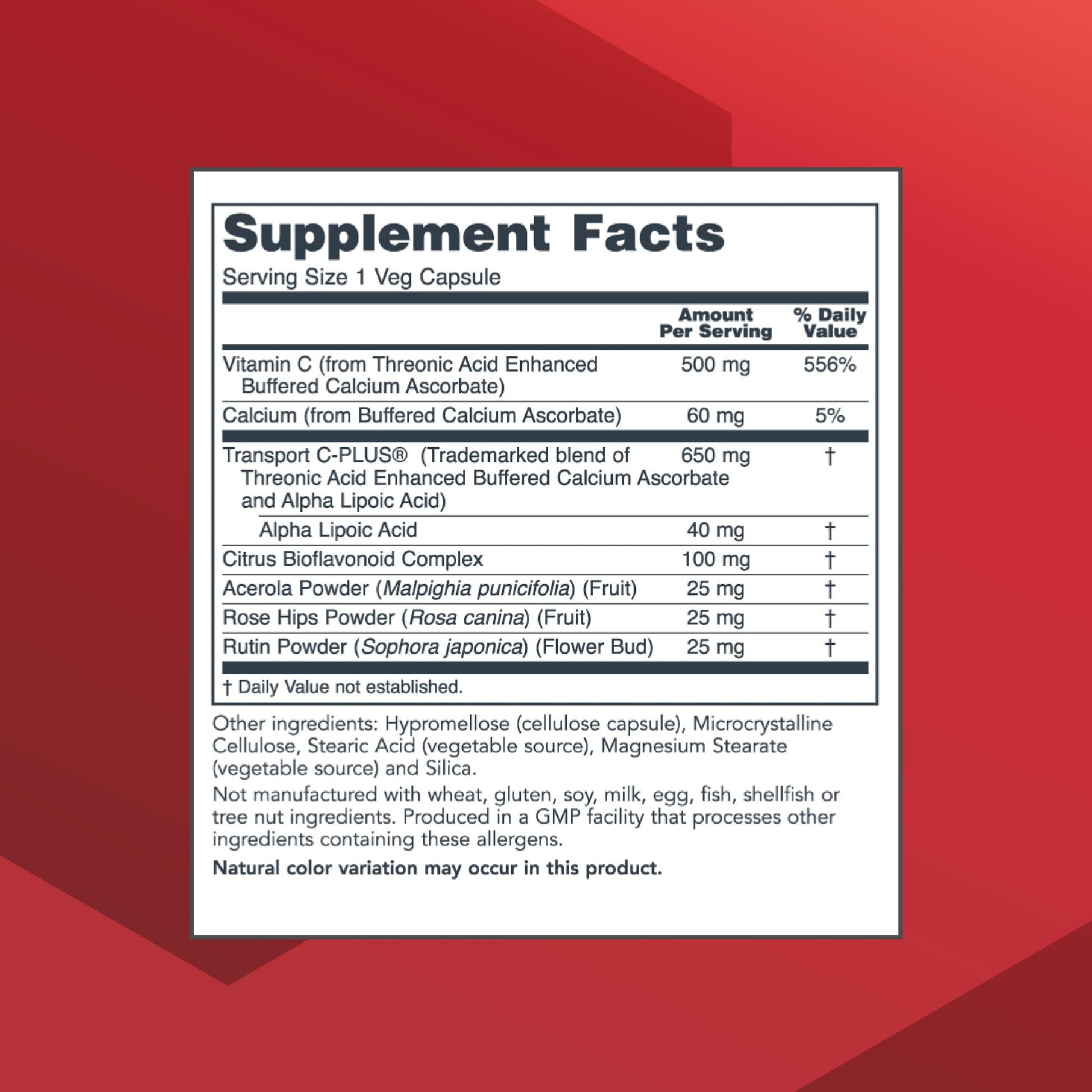 Vitamina c protosorb con ácido alfa lipoico para salud inmune