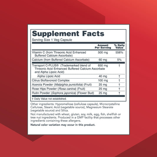 Vitamina c protosorb con ácido alfa lipoico para salud inmune