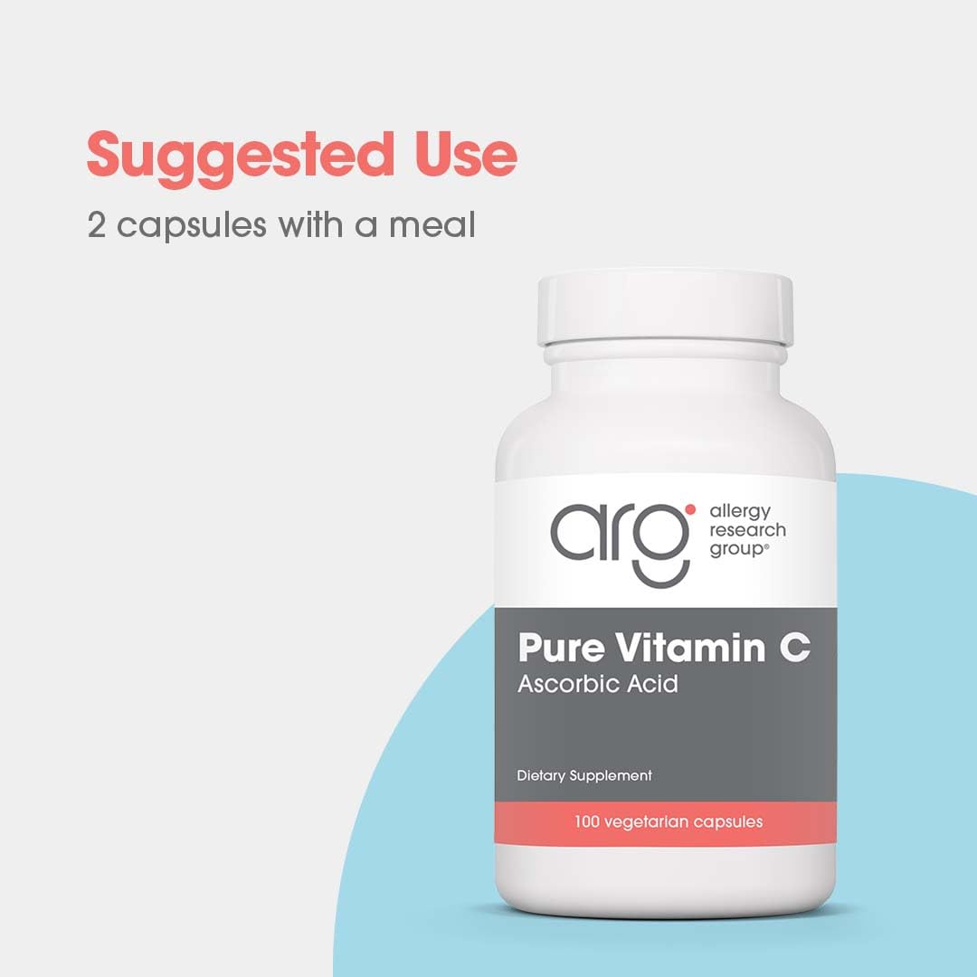 Vitamina c pure 1000mg cápsulas vegetarianas azul