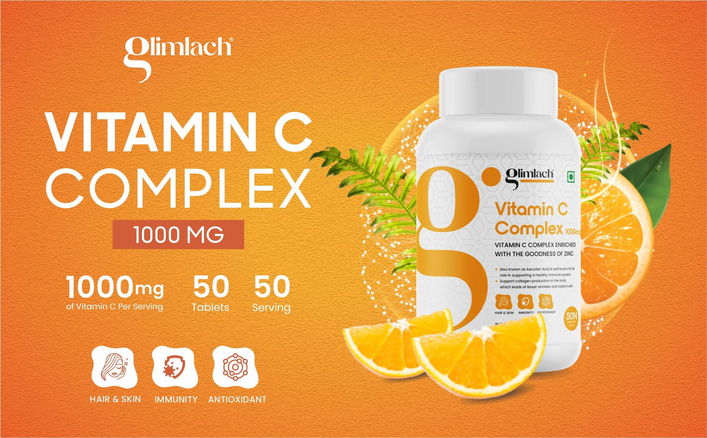 Vitamina c suplemento Glimlach sin conservadores ni rellenos