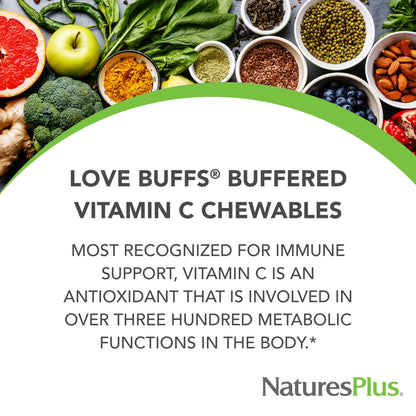 Vitamina C tamponada vegana NaturesPlus sin gluten