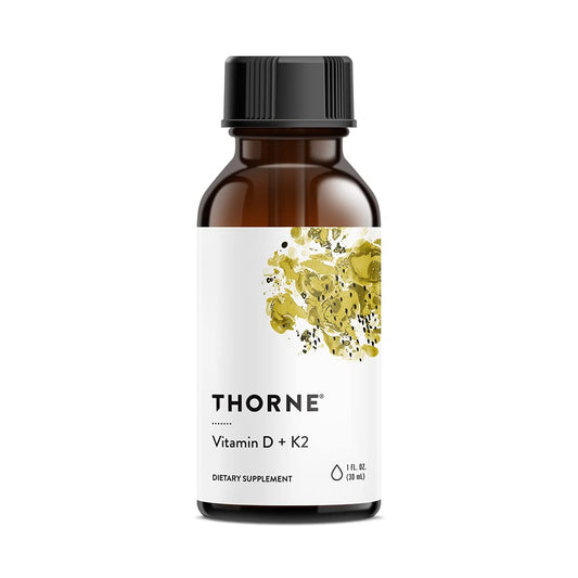 Vitamina d k2 liquida thorne para huesos y musculos