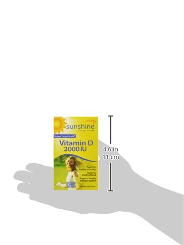 Vitamina D Sunshine imagen lateral botella