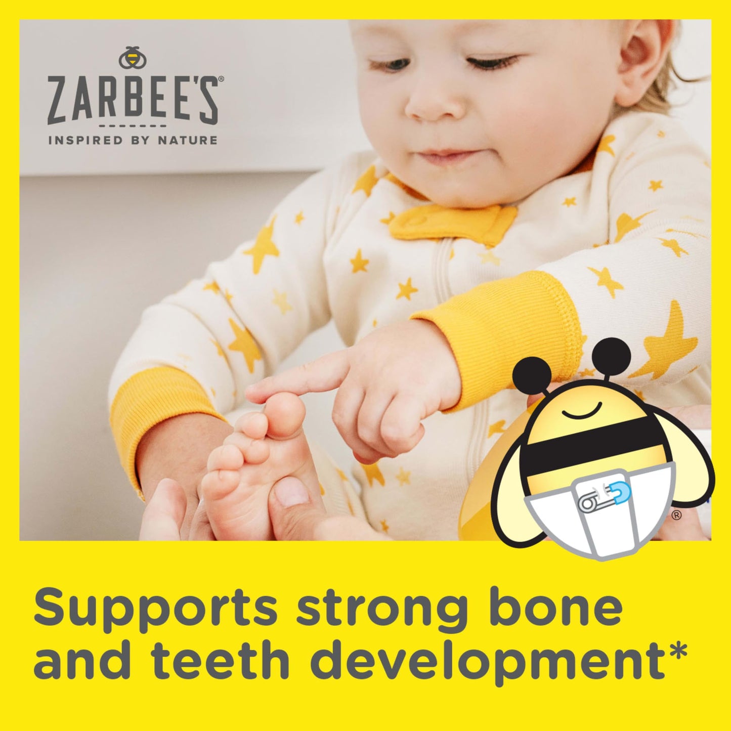 Vitamina D Zarbee's líquido para bebés y niños