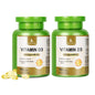 Frascos de vitamina D3 2000 IU en cápsulas blandas, paquete de 2