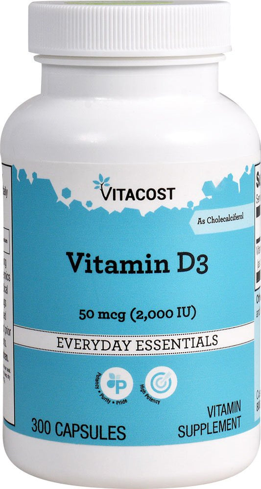 Vitamina D3 2000 UI en cápsulas