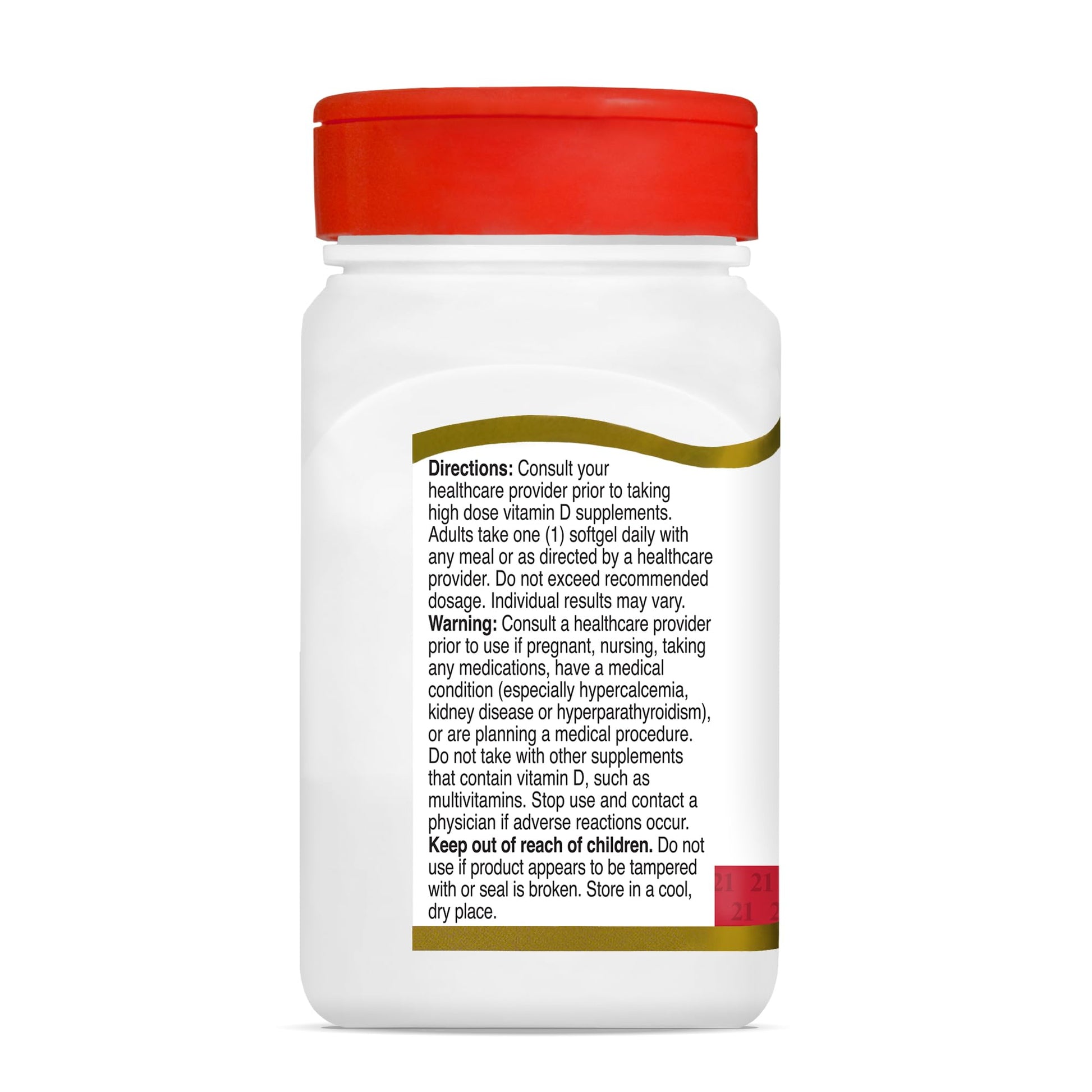 Vitamina D3 21st Century liberación rápida 110 cápsulas x2 packs