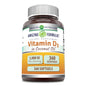 Vitamina D3 5000 IU Amazing Formulas botella cápsulas blandas