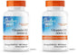 Botella Vitamina D3 5000UI Doctor's BEST cápsulas blancas