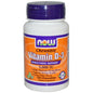 Paquete de Vitamina D-3 masticable 5000 UI sabor menta Now Foods
