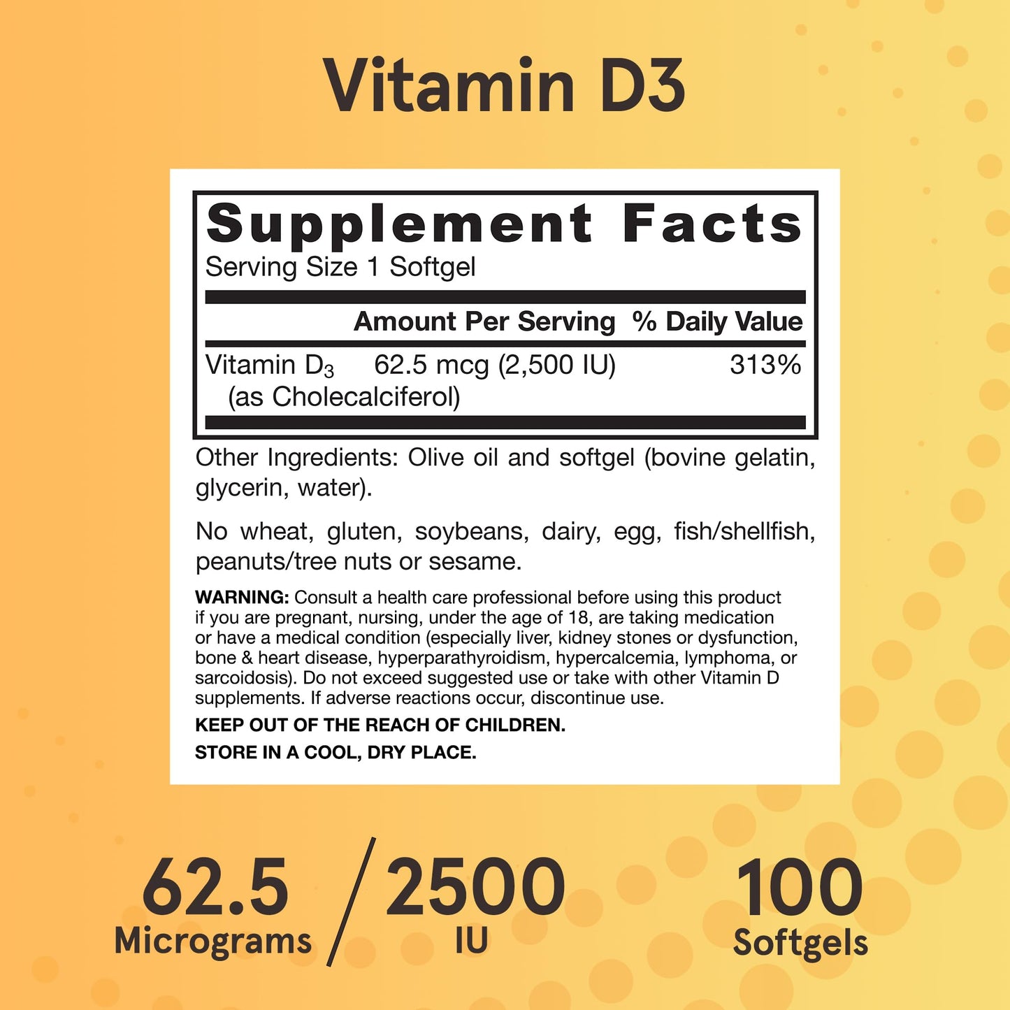 Vitamina d3 jarrow formulas envase detalle