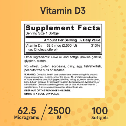 Vitamina d3 jarrow formulas envase detalle