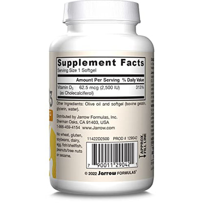 Vitamina d3 jarrow formulas paquete