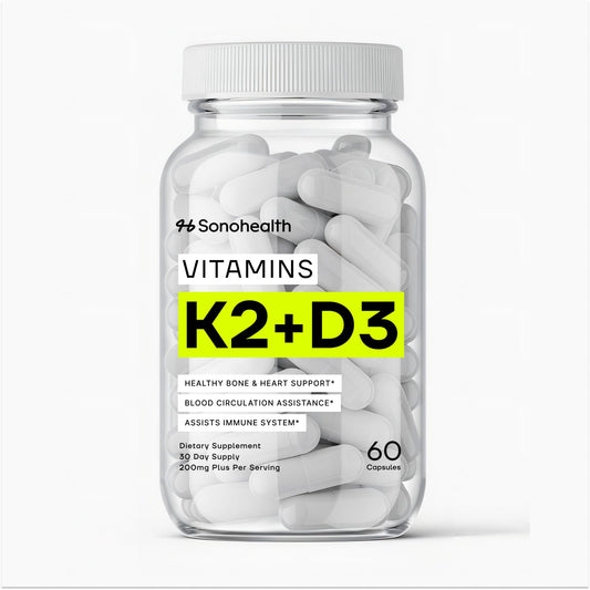 Vitamina D3 + K2 con BioPerine vegana 60 cápsulas