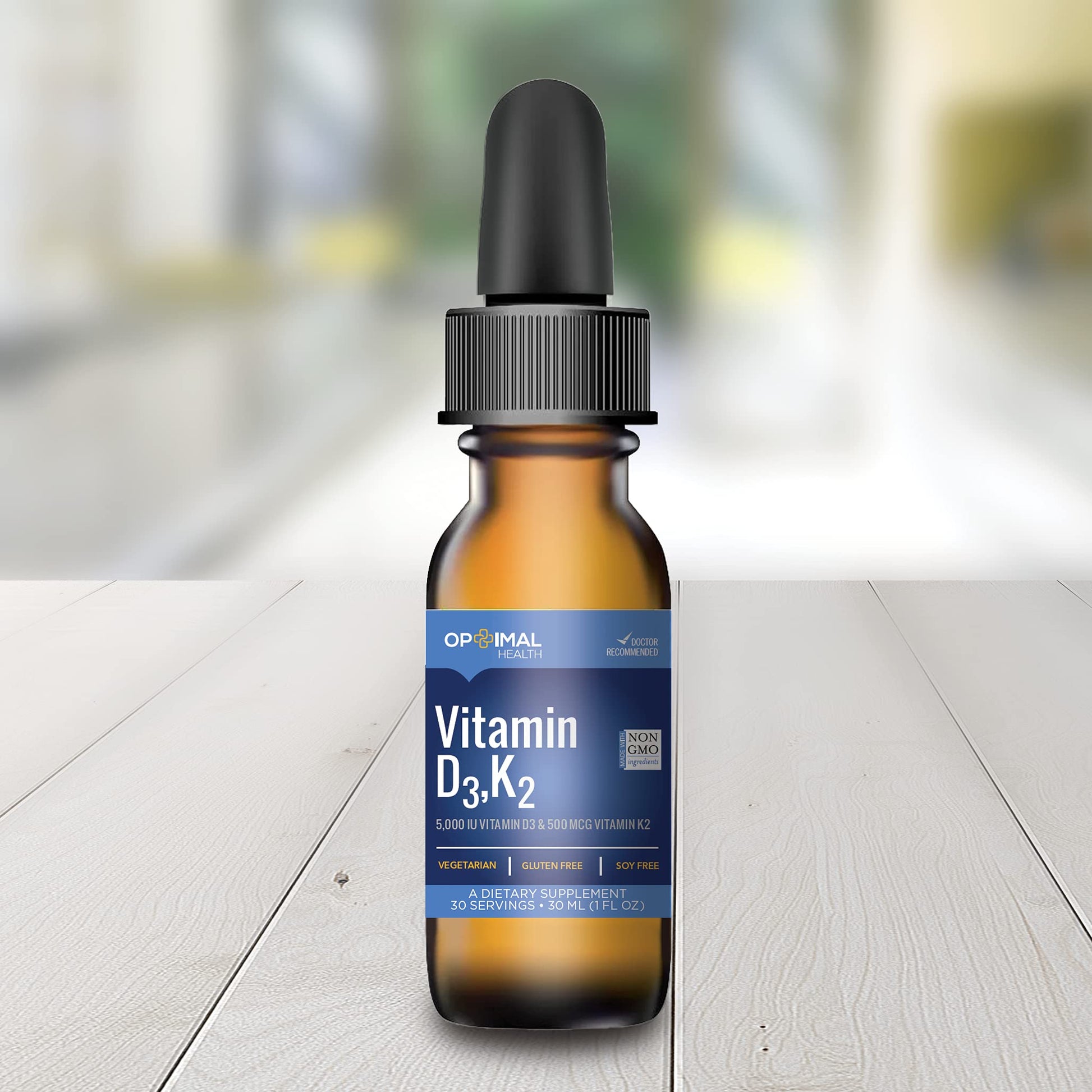 Vitamina D3 y K2 en uso