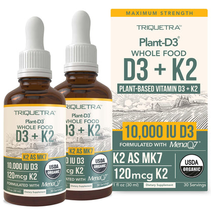 Vitamina D3 + K2 Orgánica en gotas sublinguales