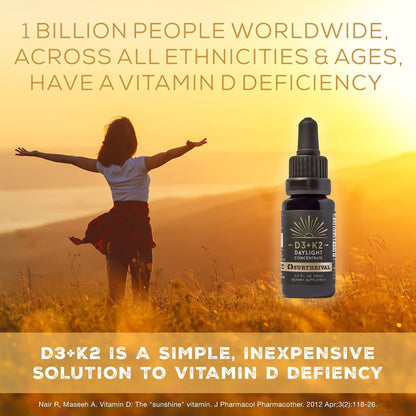 Vitamina D3 K2 Surthrival fórmula natural sin OMG ni conservadores