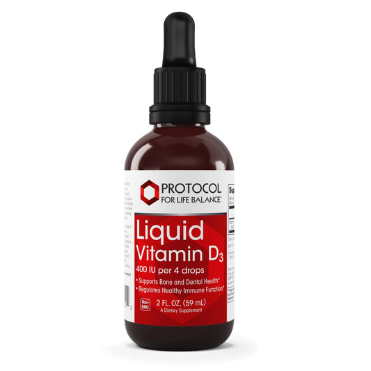 Vitamina D3 líquida Protocol for Life Balance frasco 60 mL