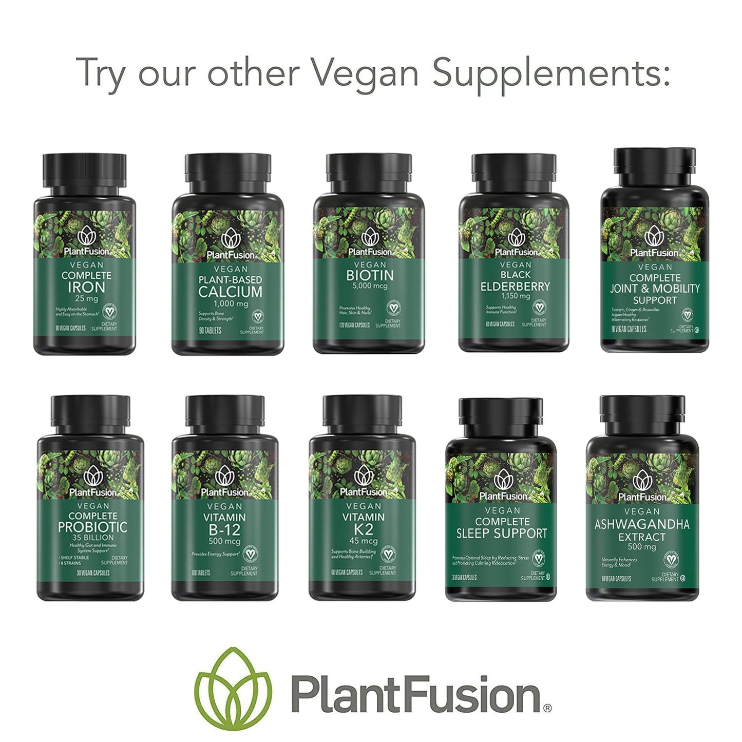Vitamina D3 PlantFusion vegana para salud ósea y sistema inmune