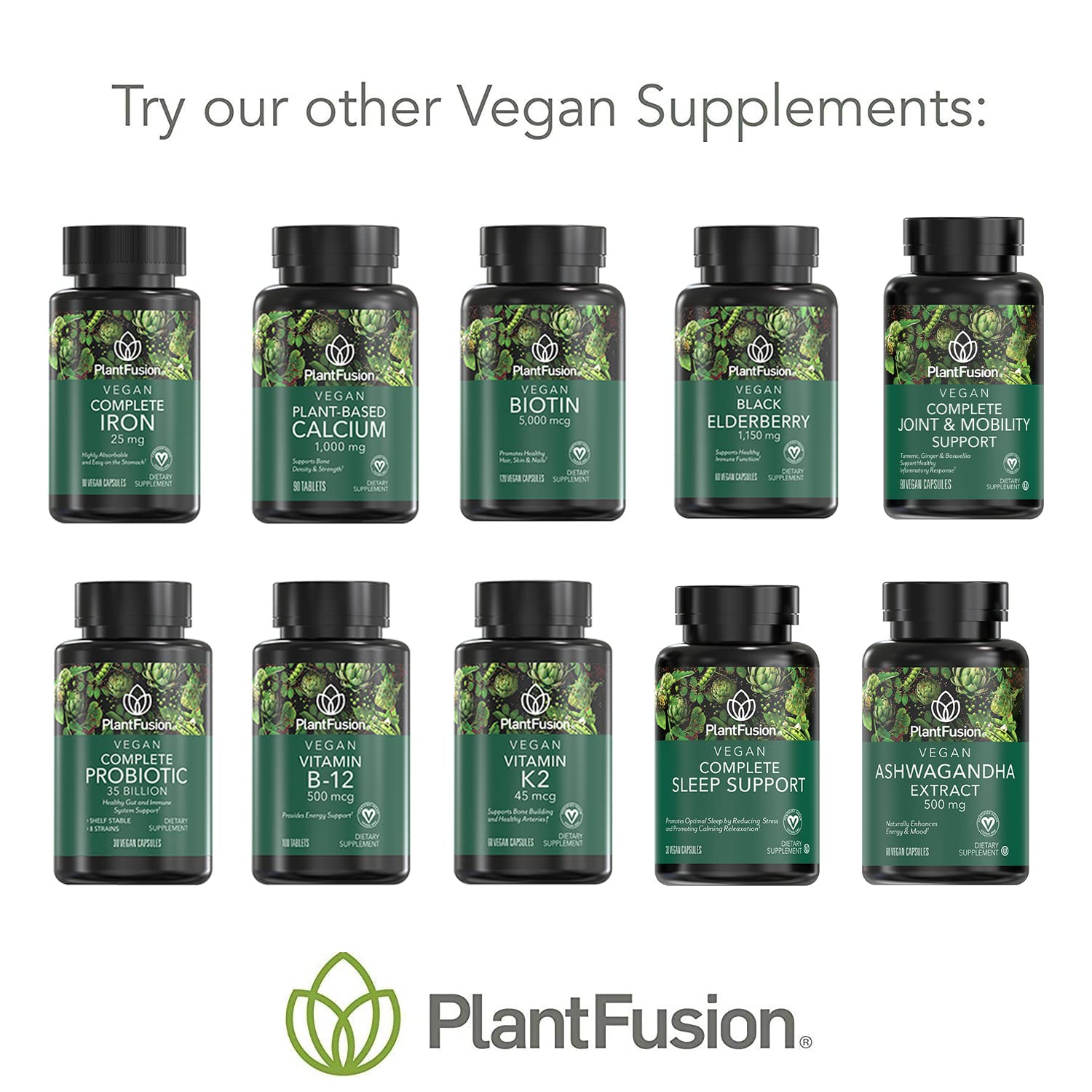 Vitamina D3 PlantFusion vegana para salud ósea y sistema inmune