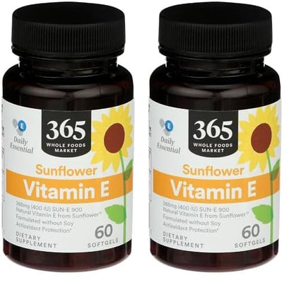 Cápsulas de vitamina E de girasol marca 365