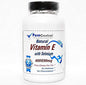 Frasco de Vitamina E natural 400IU con selenio 100 cápsulas