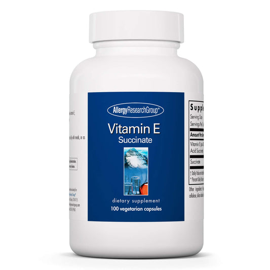 Vitamina E succinate cápsulas vegetarianas Allergy Research Group