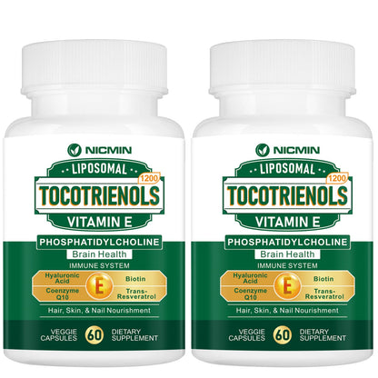 Botella Vitamina E Tocotrienoles NICMIN paquete 120 cápsulas
