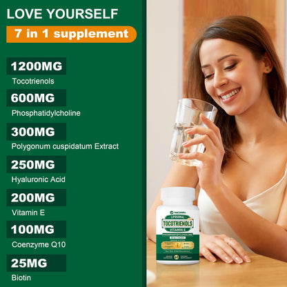 Presentación cápsulas Vitamina E Tocotrienoles NICMIN