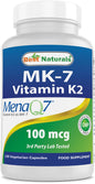 Vitamina K2 MK-7 suplemento 100 mcg