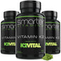 Botella de vitamina K2 MK7 Smarter con K2VITAL y kale
