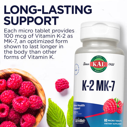Soporte duradero con vitamina K2 MK-7