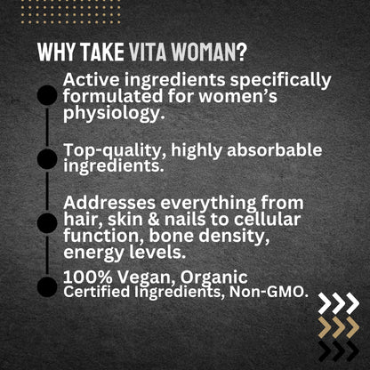 Vitamina K2 MK-7 en Ultra Life Sport VITA Woman multivitamínico