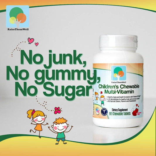 Vitamina para niños sin azúcar ni rellenos.