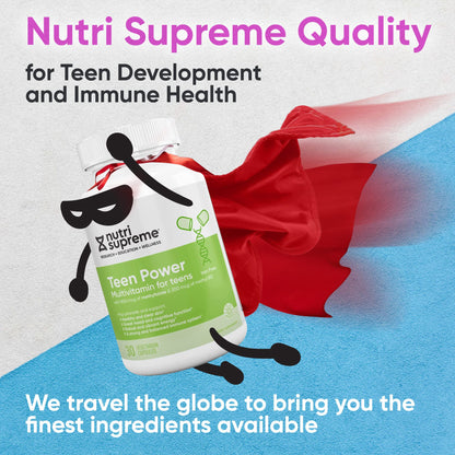 Vitamina Nutri Supreme para adolescentes en frasco de 30 unidades