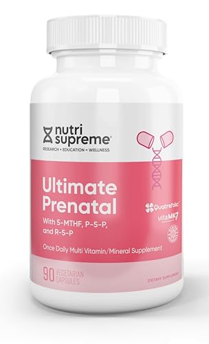 Vitamina prenatal Nutri Supreme cápsulas sabor cereza 90 unidades