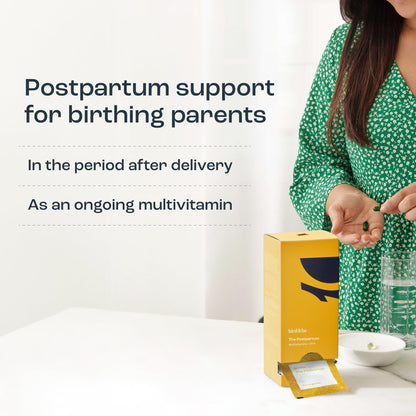 Vitamina The Postpartum suplemento 90 días para mujeres